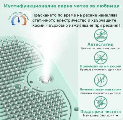 Парна четка за поддържане на кучета и котки
